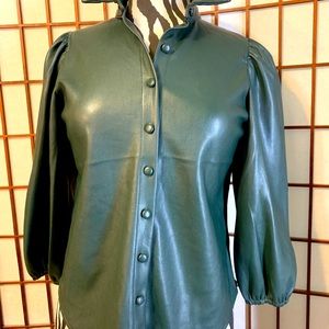 Marc New York Faux Leather shirt